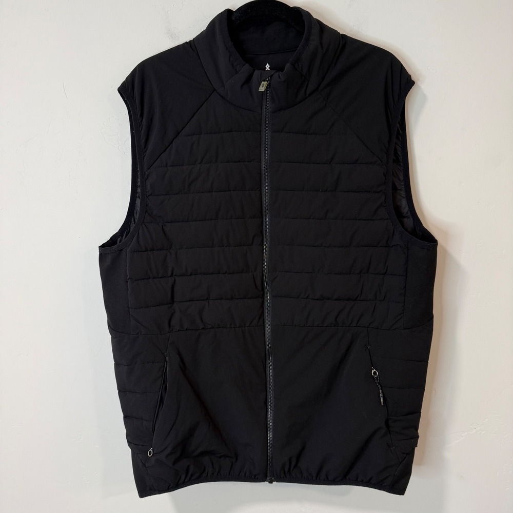 7Diamonds Mens Base Warmth Performance Vest XL Black 4-Way Stretch‎ Puffer